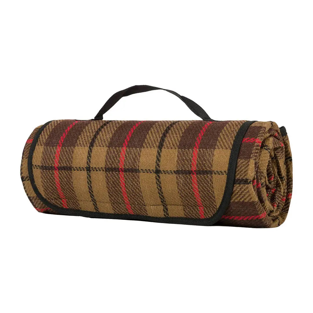 Highlander Picnic Blanket Rustic Tweed