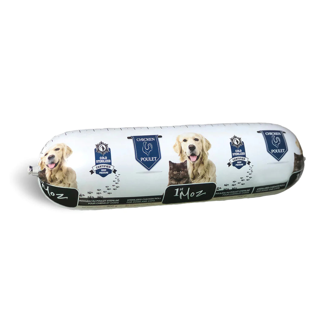 - Dog food improves immunity1st Moz - Chicken Roll (with Beef)