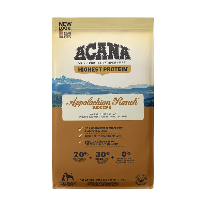  -Fish-containing dog foodACANA Regionals Appalachian Ranch Grain Free Dry Dog Food