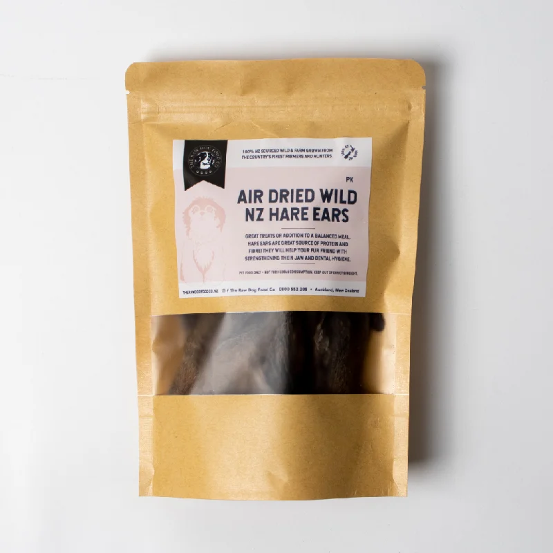 - Gastrointestinal conditioning dog foodAir Dried Wild NZ Hare Ears: Natural & Nutritious Chew For Pets