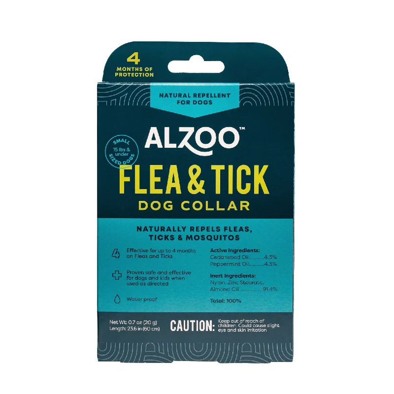  -Cost-effective dog foodAlzoo Natural Repellent Flea and Tick Collar for Small Dogs and Puppies