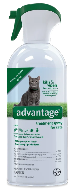    - Cat food for multi-cat households  Advantage Treatment Spray for Cats