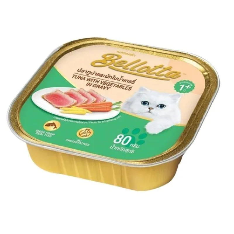    - Cat food nutritional analysis  Bellotta Tuna with Vegetables in Gravy Cat Wet Food