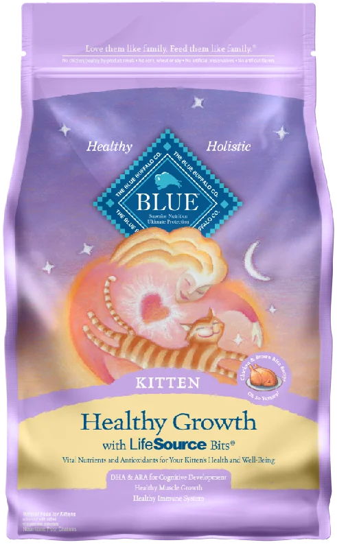    - Weight management cat food  Blue Buffalo Healthy Growth Natural Chicken & Brown Rice Kitten Dry Cat Food