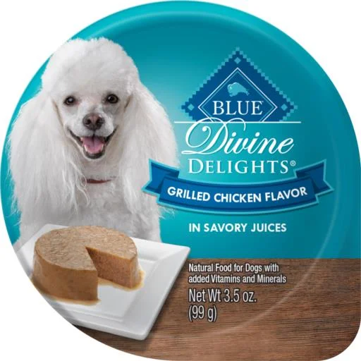 -Grain-free dog food recommendationBlue Buffalo Divine Delights Pate Grilled Chicken Flavor