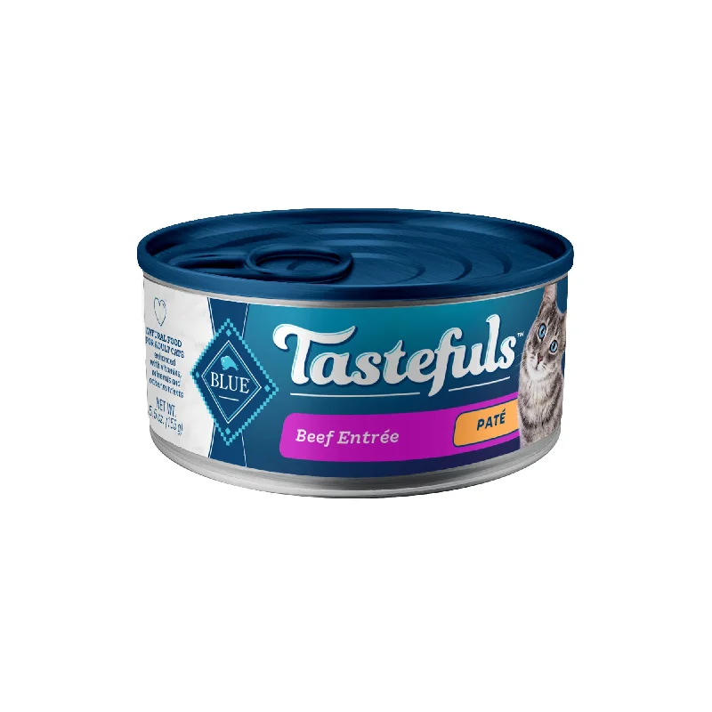  . **Brand-Related**  Blue Buffalo Tastefuls Adult Beef Pate