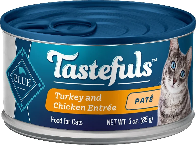    - Purina Pro Plan cat food palatability  Blue Buffalo Tastefuls Adult Turkey and Chicken Pate