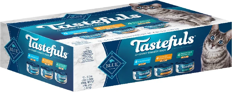    - Hypoallergenic cat food  Blue Buffalo Tastefuls Cat Chicken, Turkey, Oceanfish, and Tuna Variety Pack