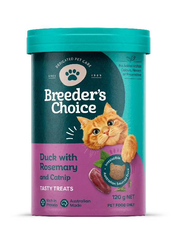    - Orijen cat food reviews  Breeder's Choice Cat Treats Duck with Rosemary & Catnip 120g