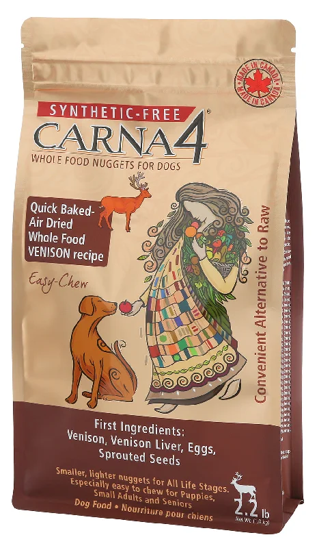  -Fish-containing dog foodCarna4 - Dog Food - Easy Chew Venison