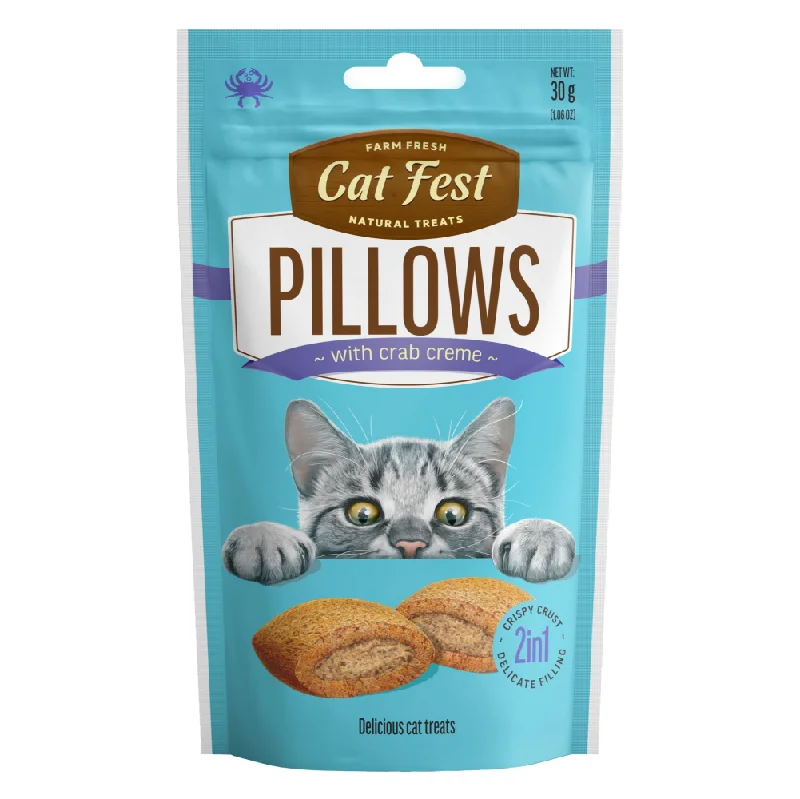  . **Price and Purchasing**  Catfest Pillows with Crab Cream Cat Treats