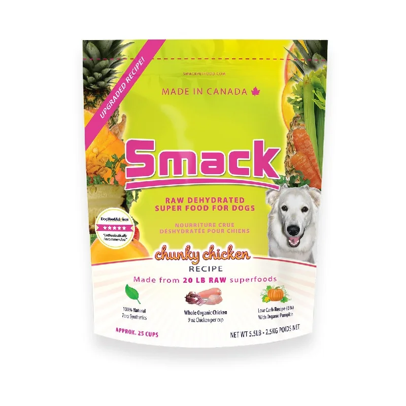 - ProNevus dog food palatabilityChunky Chicken - Dehydrated Raw Dog Food (250 gm , 2.5 kg) - Smack