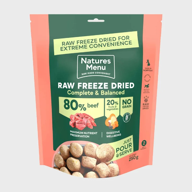 - Special food for puppiesCOMPLETE RAW FREEZE DRIED FOOD 80/20 BEEF