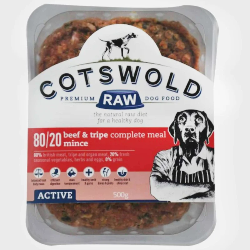 - The effect of dog food on dental healthCotswold Raw Beef and Tripe