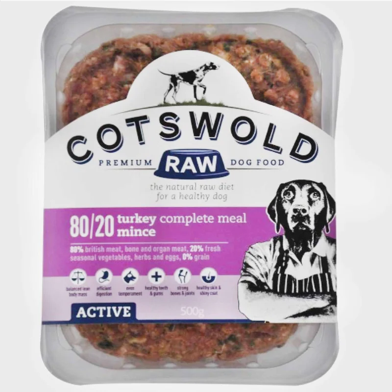 - Special food for senior dogsCotswold Raw Turkey