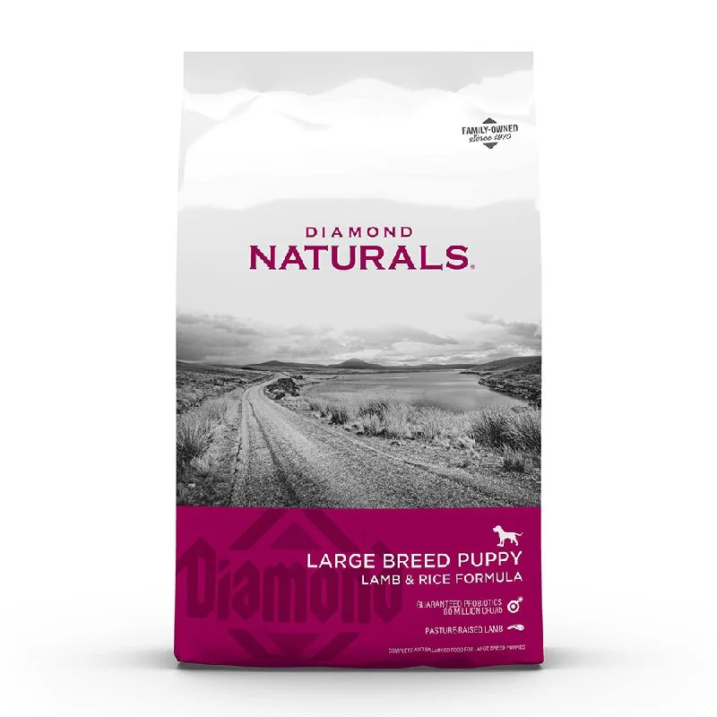 - Natural ingredient dog foodDiamond Naturals® Large Breed Puppy Lamb Rice & Vegetable Dry Dog Food 6 Lbs