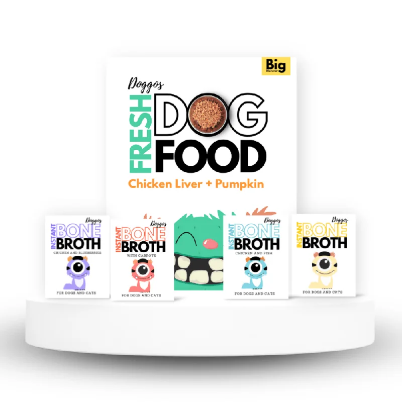 - Dog food improves immunityDoggos The Super Monster Club Fresh Food and Bone Broth for Dogs