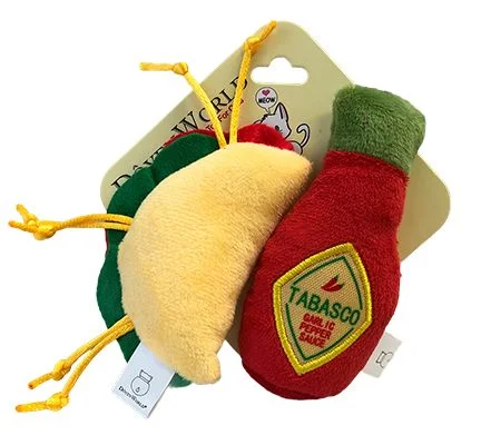    - Outdoor cat food  Doyen World Taco Catnip Cat Toys