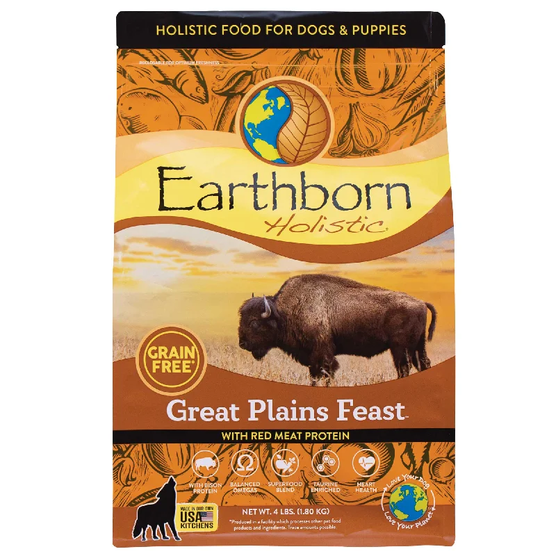  -Fish-containing dog foodEarthborn Holistic Great Plains Feast Grain-Free Dry Dog Food