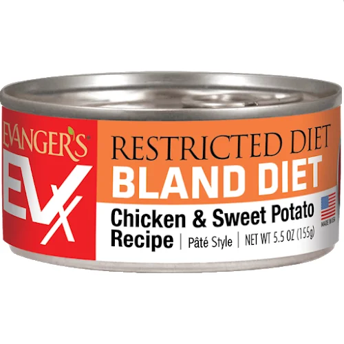    - Cat food for coat health  Evanger's EVX Restricted Diet: Bland Diet Chicken & Sweet Potato Pate Canned Cat Food