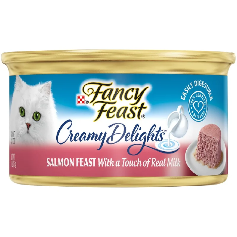    - How is Bricky cat food?  Fancy Feast Creamy Delights Salmon Feast Canned Cat Food