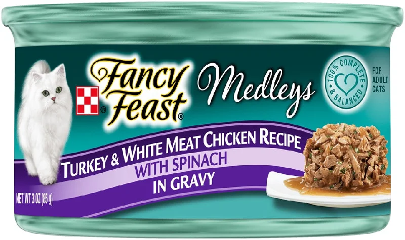    - Kitten food  Fancy Feast Medleys Turkey & Chicken Recipe Canned Cat Food