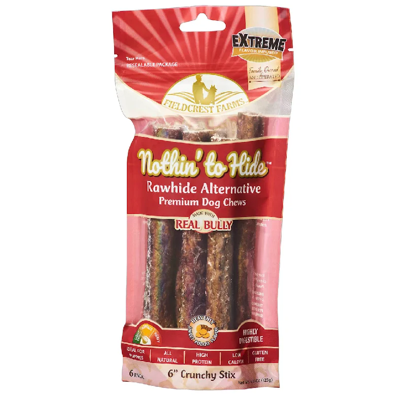 - Royal Canin dog food recommendationFieldcrest Nothin’ to Hide Crunchy Sticks Sweet Potato Flavor Dog Chew