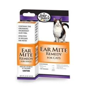    - Hairball control cat food  Four Paws Ear Mite Remedy for Cats