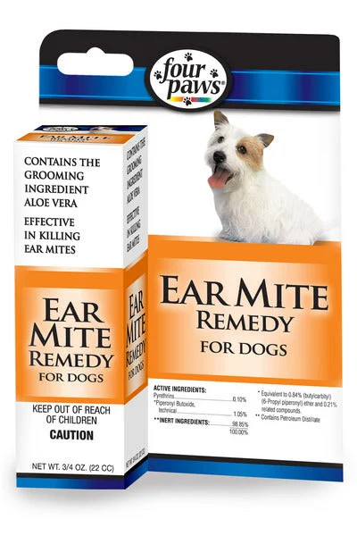 - The effect of dog food on hairFour Paws Ear Mite Remedy for Dogs