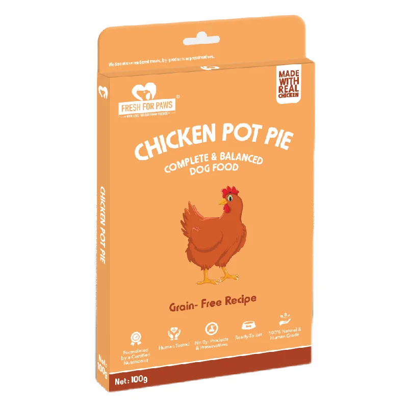 - Weight loss dog foodFresh For Paws Chicken Pot Pie Wet Food for Cats and Dogs (100g)