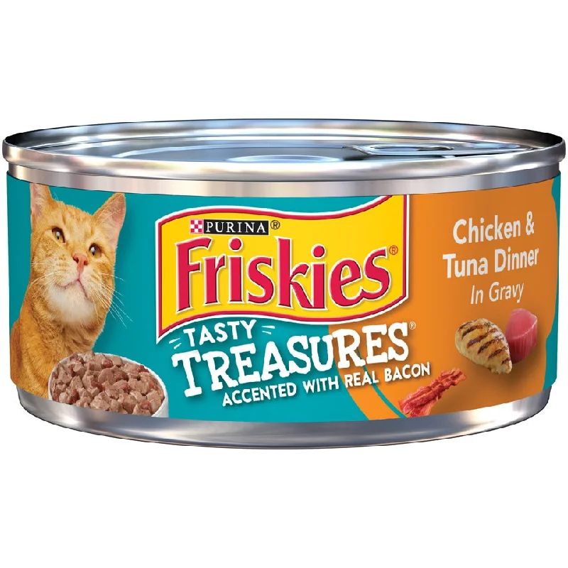    - Royal Canin cat food recommendations  Friskies Tasty Treasures Chicken & Tuna with Bacon in Gravy Canned Cat Food