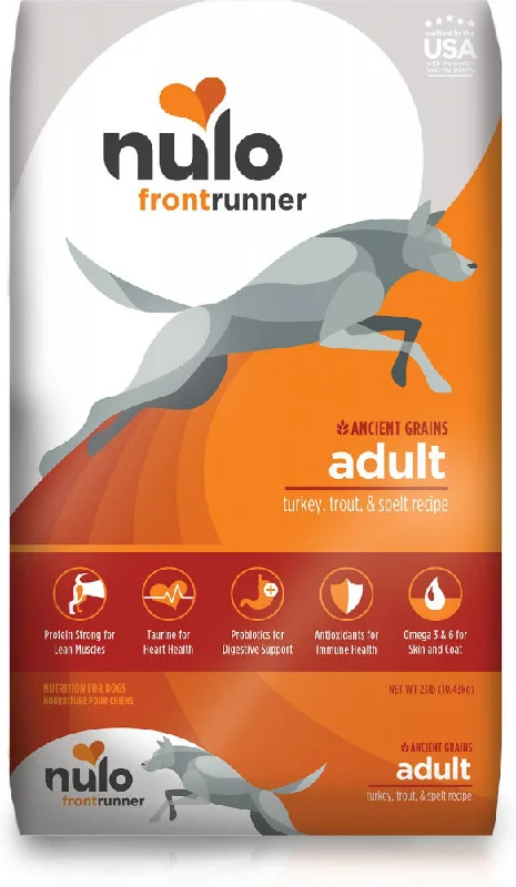  -Cost-effective dog foodFrontrunner Turkey, Trout & Spelt Adult Dry Dog Food