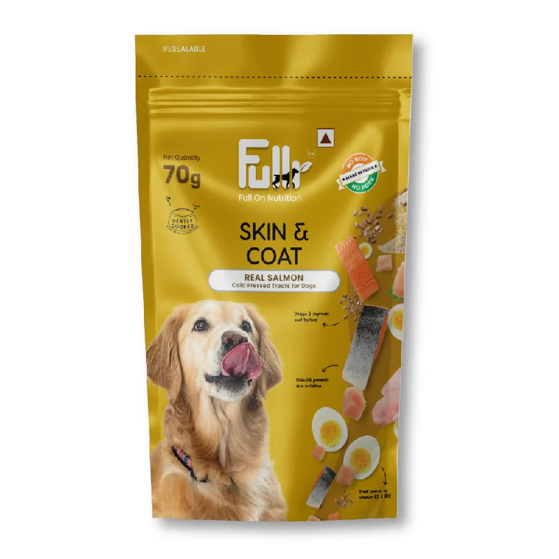 - Dog food nutritional analysisFullr Skin and Coat Cold Pressed Dog Treats