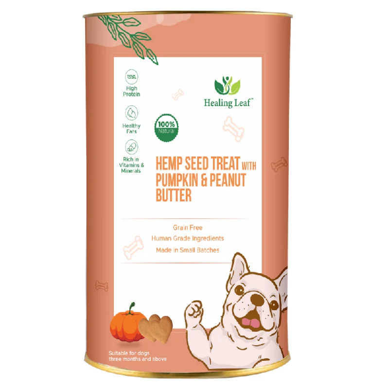 - Dog food discountsHealing Leaf Hemp Pumpkin Dog Treats