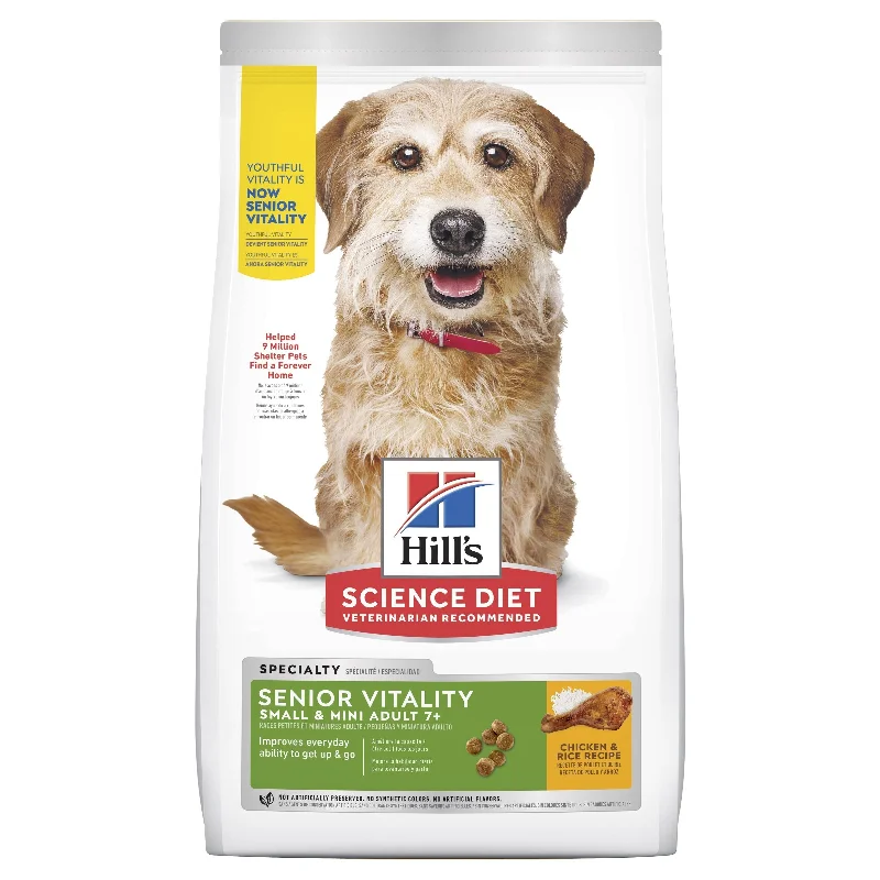 - Weight loss dog foodHills Science Diet Senior Vitality Small and Mini Adult 7+ Dry Dog Food 1.58kg