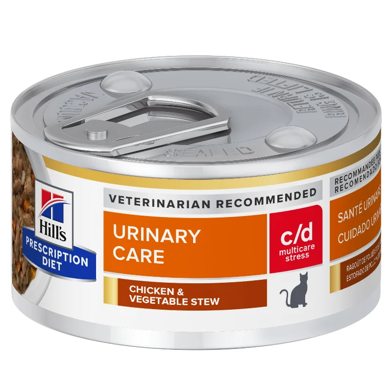    - Cat food for dental health  Hill's Prescription Diet c/d Multicare Urinary Care Chicken & Vegetable Stew Canned Cat Food 82g x 24