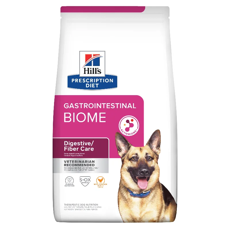 - Hypoallergenic dog foodHill's Prescription Diet Gastrointestinal Biome Digestive/Fibre Care Dry Dog Food 3.6kg