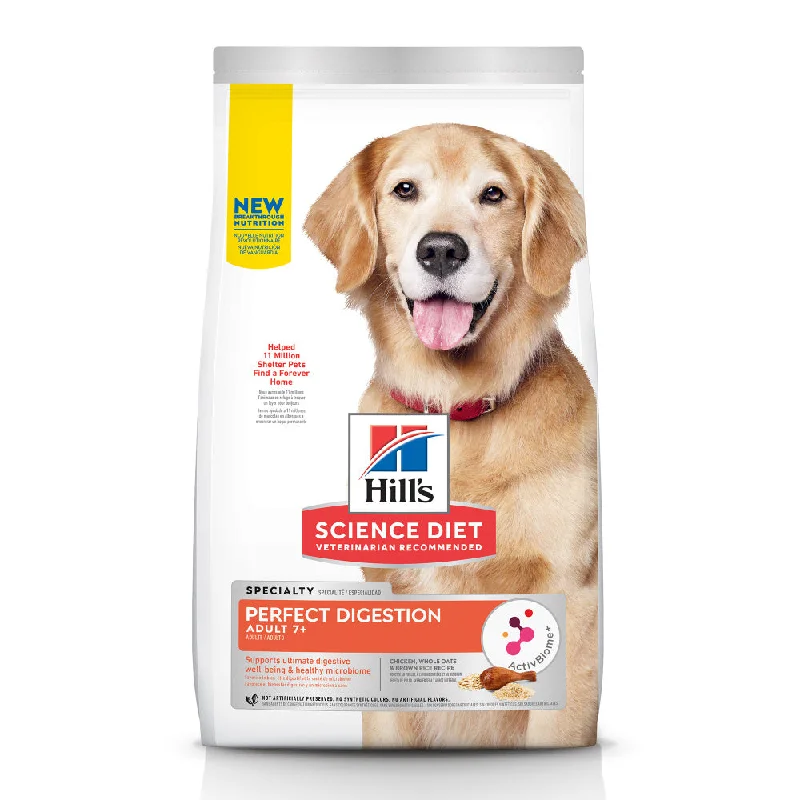  -Chicken-flavored dog foodHill's Science Diet Adult 7+ Perfect Digestion Chicken Dry Dog Food