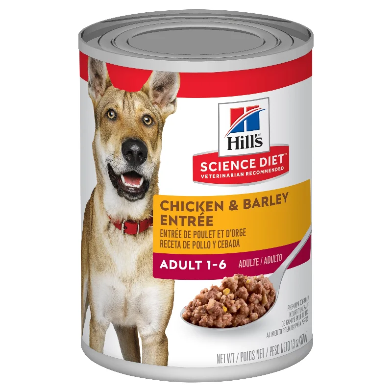 - Gastrointestinal conditioning dog foodHill's Science Diet Adult Chicken & Barley Canned Dog Food 370g x 12