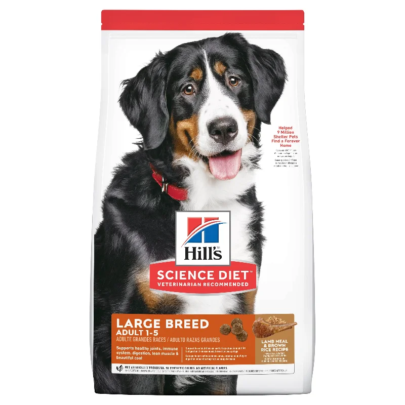 - Food for sterilized dogsHill's Science Diet Adult Large Breed Lamb & Rice Dry Dog Food 14.97kg