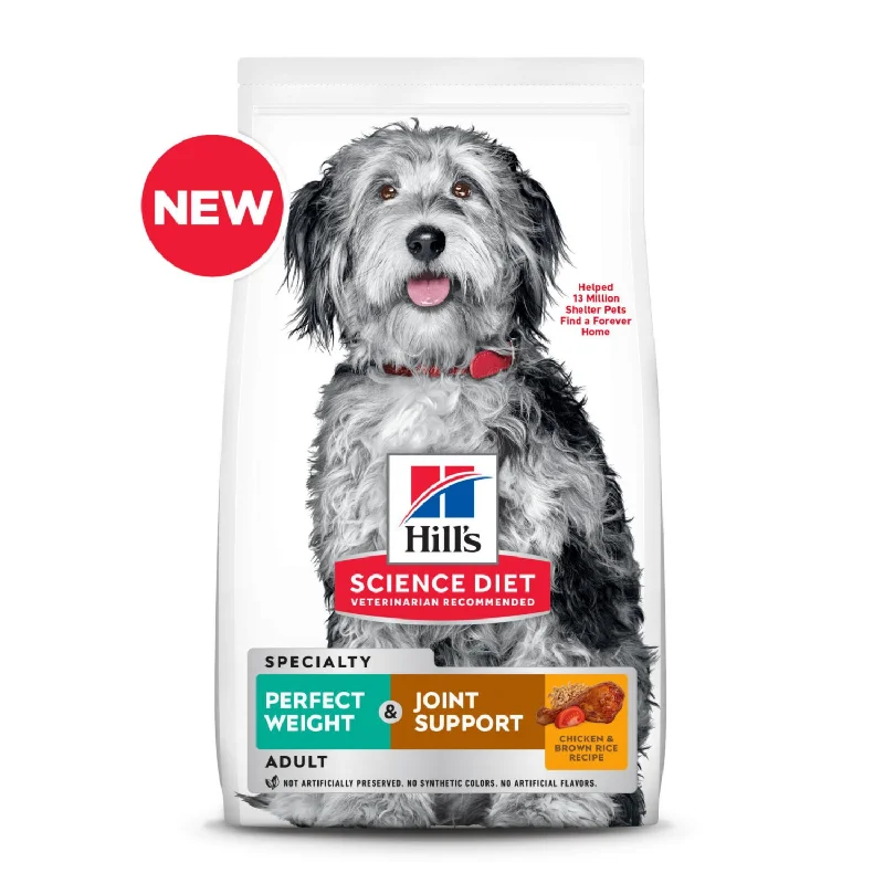 - Gastrointestinal conditioning dog foodHill's Science Diet Adult Perfect Weight & Joint Support Chicken Recipe Dry Dog Food, 3.5 lb bag