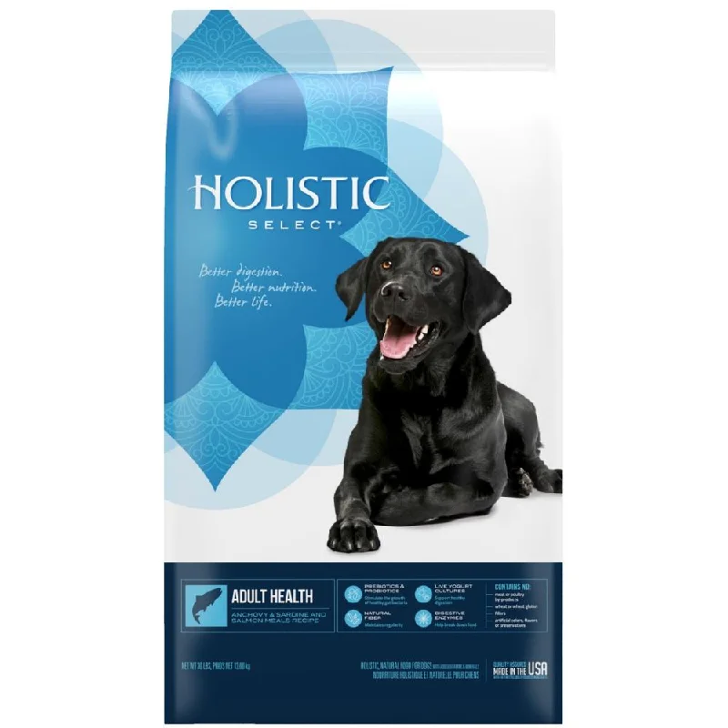  -Cost-effective dog foodHolistic Select Natural Adult Health Anchovy, Sardine, and Salmon Meal Recipe Dry Dog Food