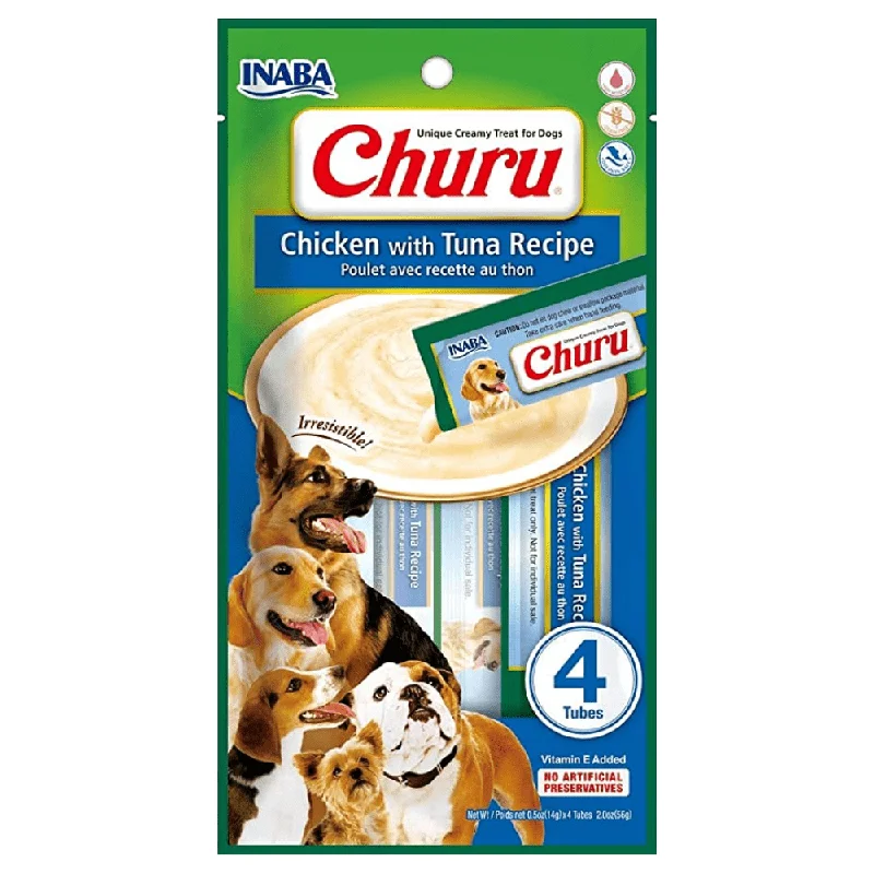 Dog FoodINABA Churu Chicken with Tuna Flavour Dog Treats