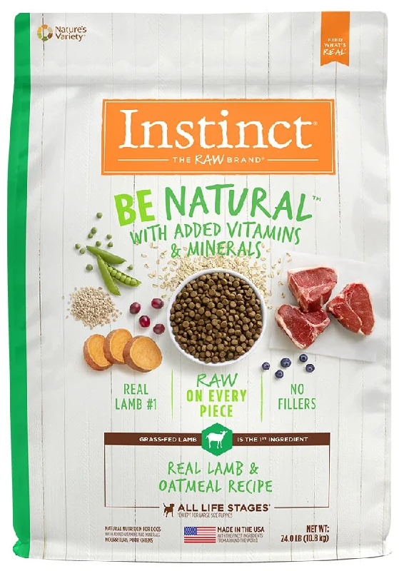 - Royal Canin dog food recommendationInstinct Be Natural Lamb & Oatmeal Recipe Dry Dog Food