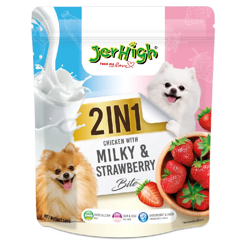 - Where to buy imported dog foodJerHigh 2in1 Milky & Strawberry Bite Dog Treats