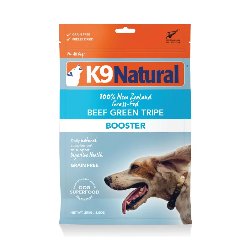 - Dog food nutritional analysisK9 Natural Beef Green Tripe Freeze Dried Dog Food Booster 250g