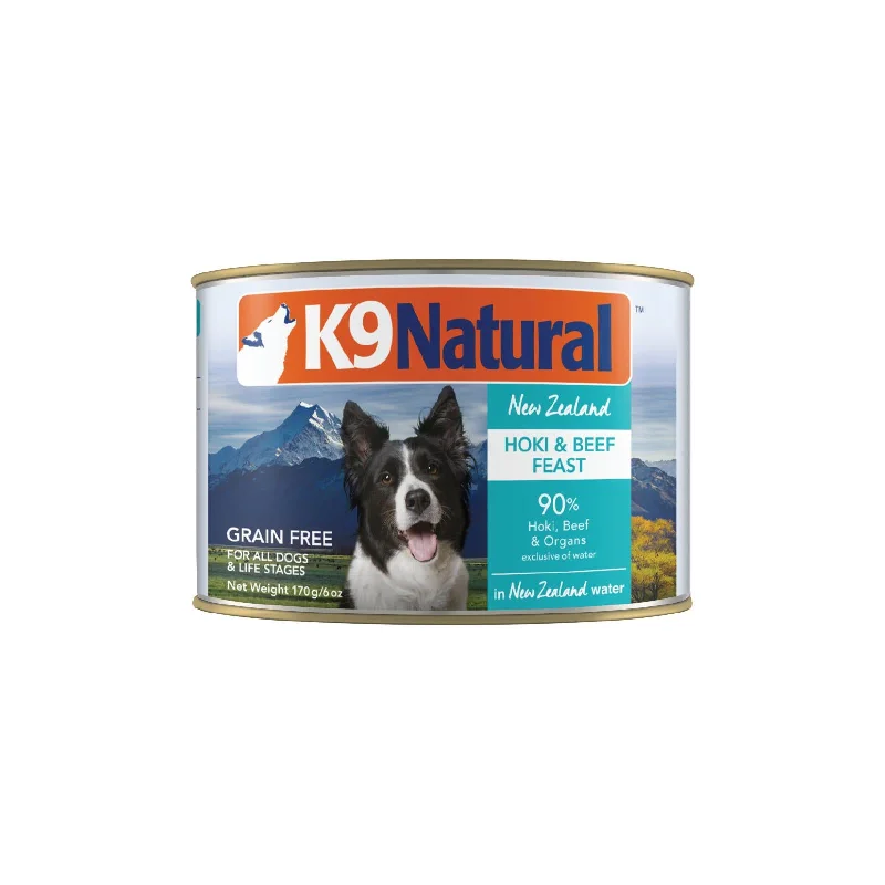 - Dog food for pregnancy and lactationK9 Natural Hoki and Beef Feast Wet Dog Food 170g