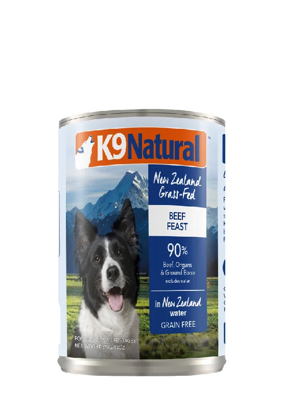 - Dog food improves immunityK9 Natural Canned Beef 370gm /12 Cans