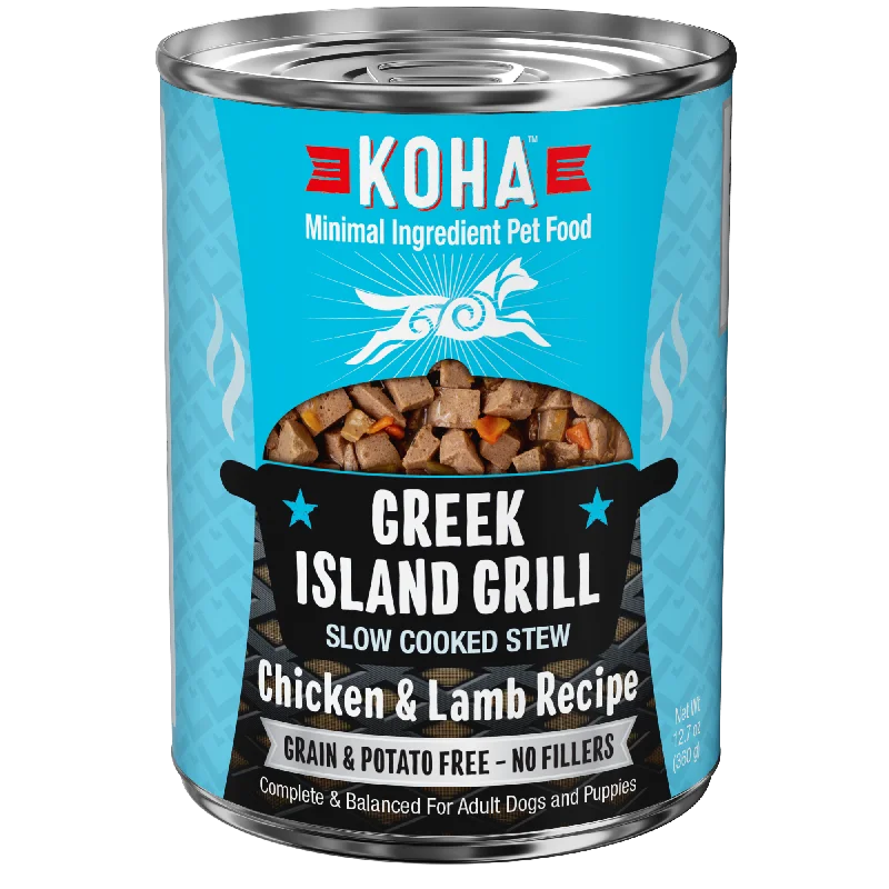 - Food for sterilized dogsKOHA Grain & Potato Free Greek Island Grill Slow Cooked Stew with Chicken & Lamb Canned Dog Food