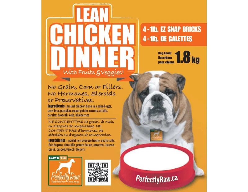 - Food for sterilized dogsLean Chicken Dinner With Fruits & Veggies - Frozen Raw Dog Food - Perfectly Raw